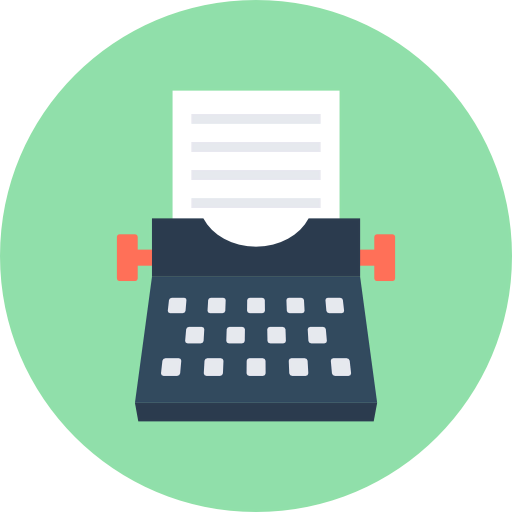 Typewriter icon