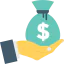 Money bag icon 64x64