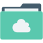 Cloud folder Symbol 64x64