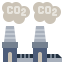 Carbon dioxide icon 64x64