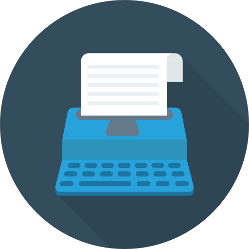 Typewriter icon