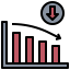 Bar graph icon 64x64