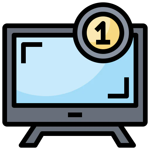 Tv screen icon