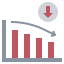 Bar graph icon 64x64