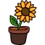 Sunflower icon 64x64