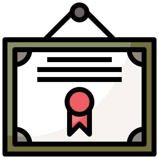Certificate icon