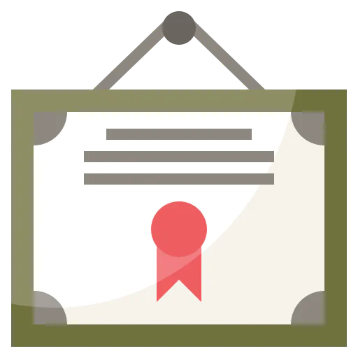 Certificate icon