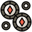 Casino chips icon 64x64