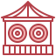 Circus tent icon 64x64