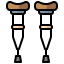 Crutches icon 64x64