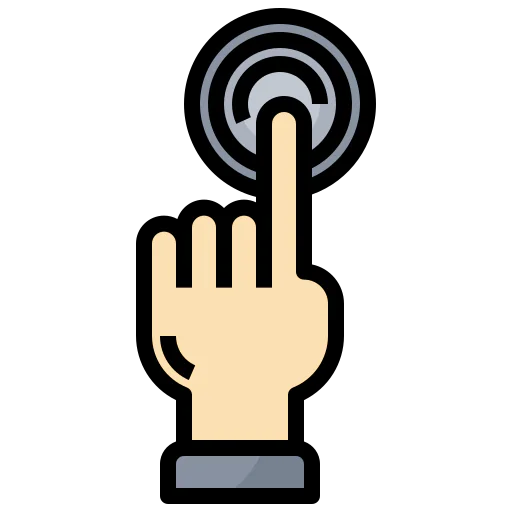 Touch screen icon