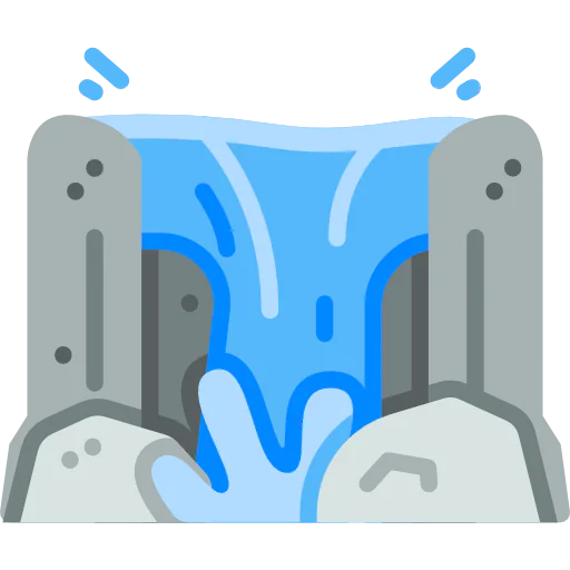 Waterfall icon