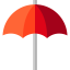 Beach umbrella іконка 64x64