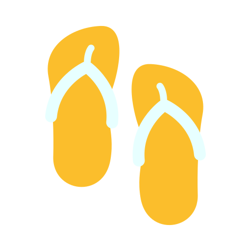 Flip flops icon