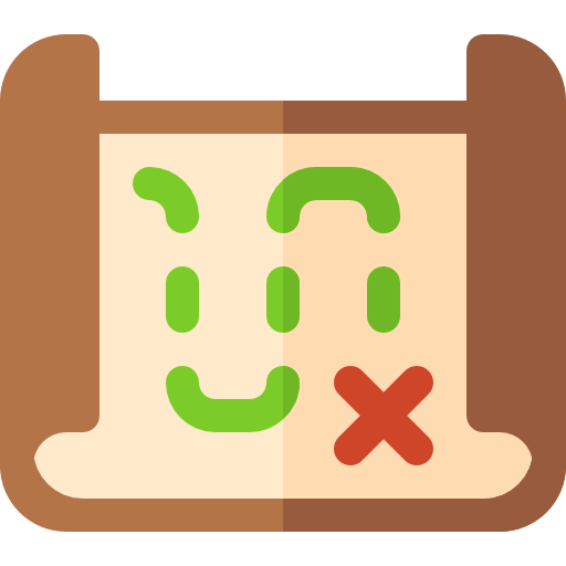 Treasure map icon