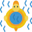 Inflatable duck biểu tượng 64x64