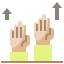 Hand up іконка 64x64