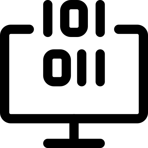 Binary code icon
