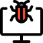 Computer bug icon 64x64