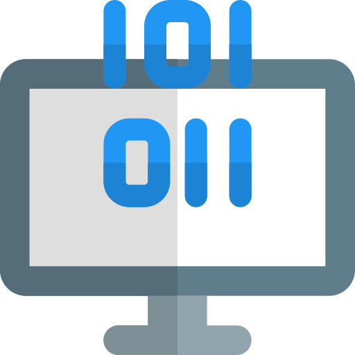 Binary code icon