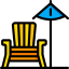 Beach chair ícono 64x64