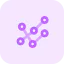 Line chart icon 64x64