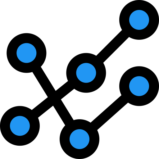 Line chart icon