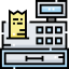 Cashier machine icon 64x64
