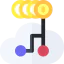 Cloud banking icon 64x64