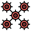 Blood cells icon 64x64