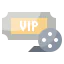 Movie tickets icon 64x64
