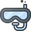 Diving googles icon 64x64