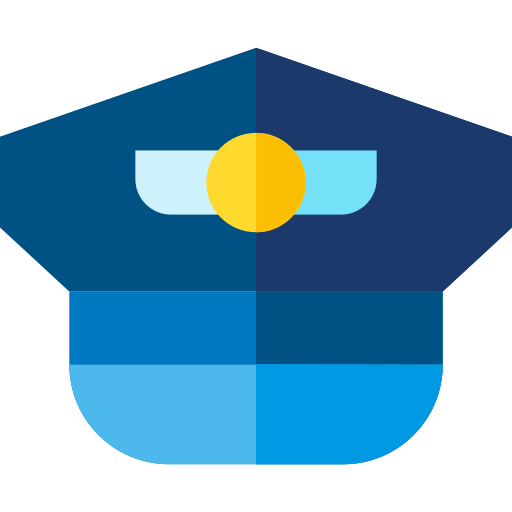 Pilot hat icon