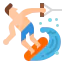Skiing icon 64x64