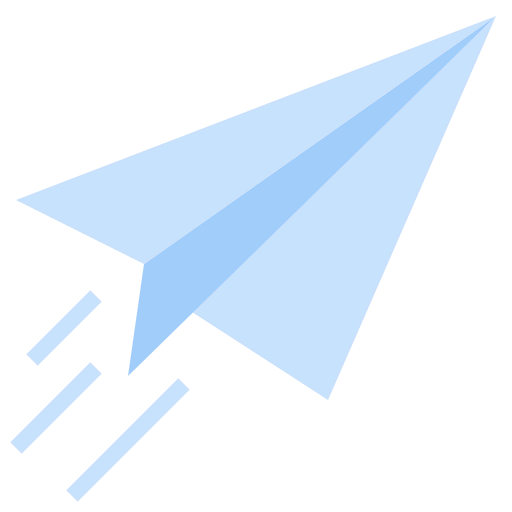 Paper plane icon