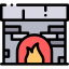 Fireplace icon 64x64