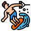 Skiing icon 64x64