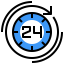 24 hours icon 64x64