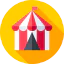 Circus tent icon 64x64