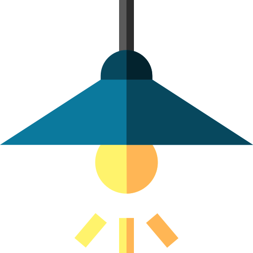 Ceiling lamp icon