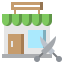 Barber shop icon 64x64