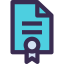 Certificate icon 64x64