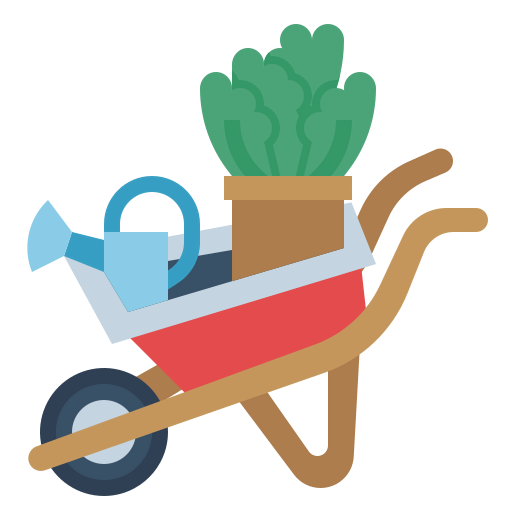 Wheelbarrow icon