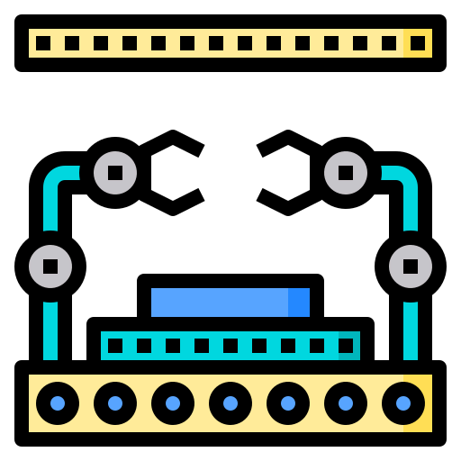 Robot arm icon