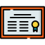 Certificate icon 64x64