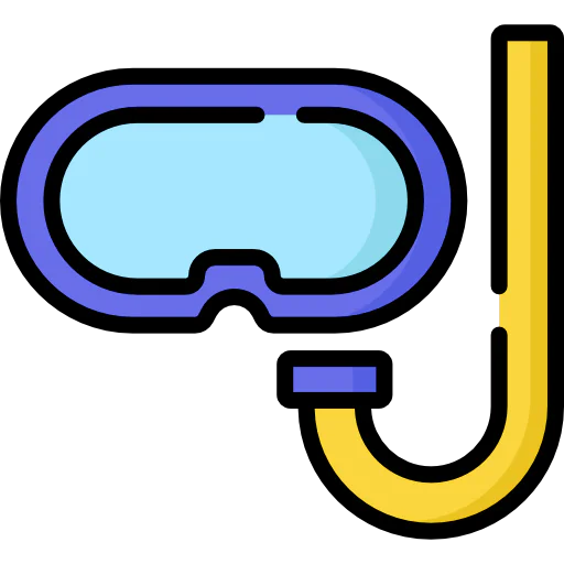 Diving mask icon