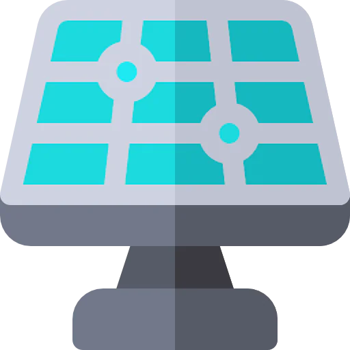 Solar panel icon