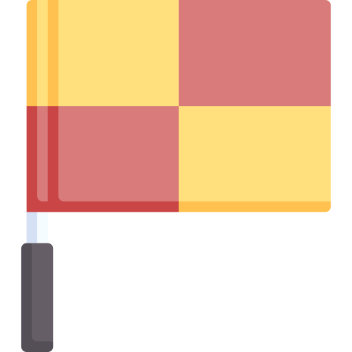 Offside flag icon