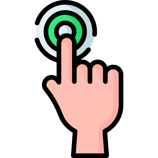 Touch screen icon