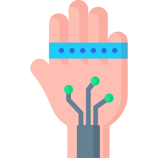 Wired gloves icon